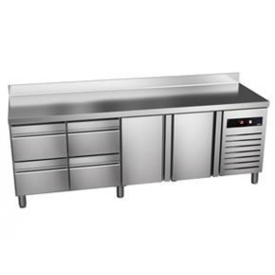 Kylbänk 2250 - 2 dörr + 4 låda Kylbänk 2250 - 2 dörr + 4 låda