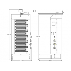 Potis kebabgrill E3-S